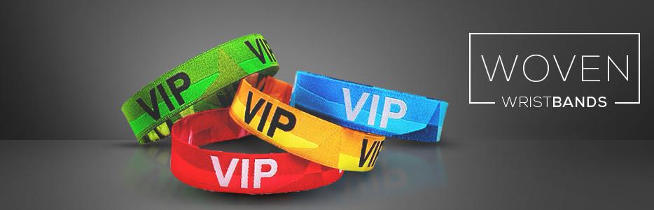 Vip hot sale cloth wristbands